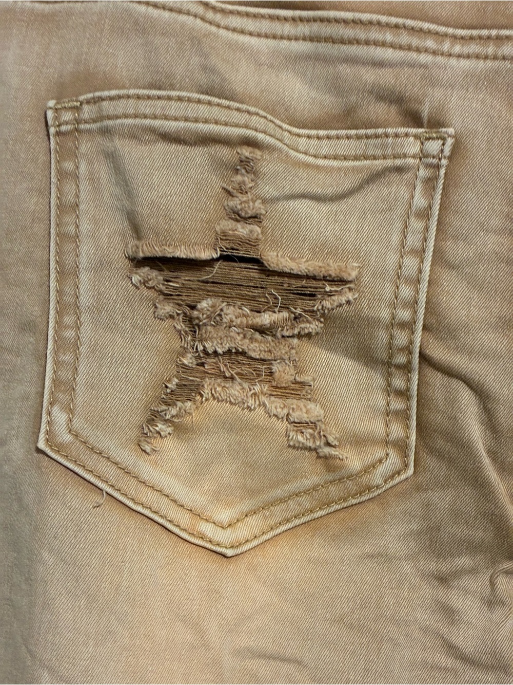 Blue B Distressed Star Rhinestone Jeans - Picture 5 of 8